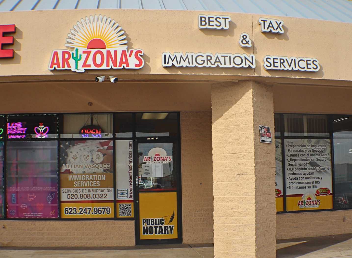 Fachada de la oficina de Arizona's Best Tax Services
